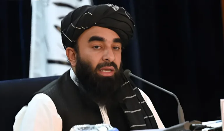 Afghan Taliban spokesman Zabihullah Mujahid